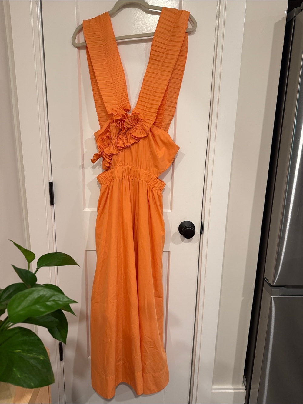 Sovere Rapture Maxi Dress Ruffled - Orange - Picture 7 of 7